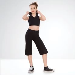 1st Position Cropped Hooded Top