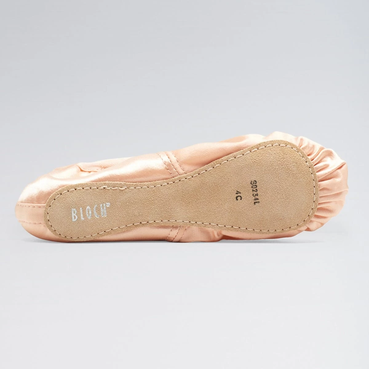 Bloch Stretch Satin Full Sole Ballet Shoe - Image 4