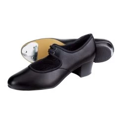 1st Position PU Cuban Heel Tap Shoes