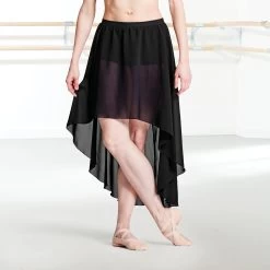 Bloch Daria Georgette Hi Low Skirt With Shorts