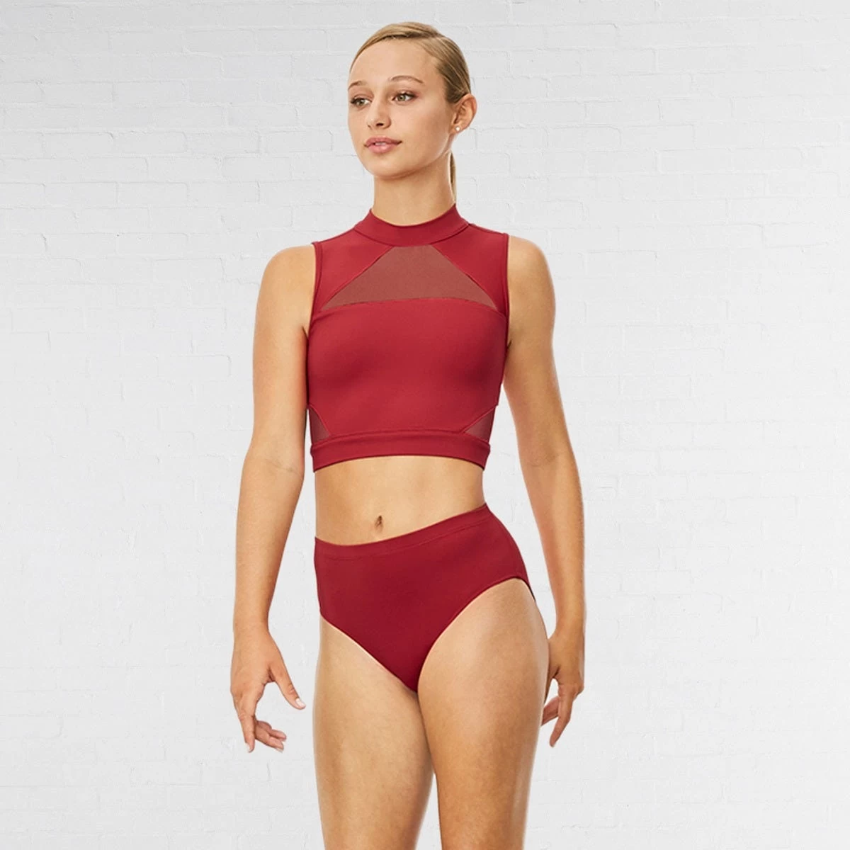 Bloch Chiaki Keyhole Back Tank Crop Top - Image 3