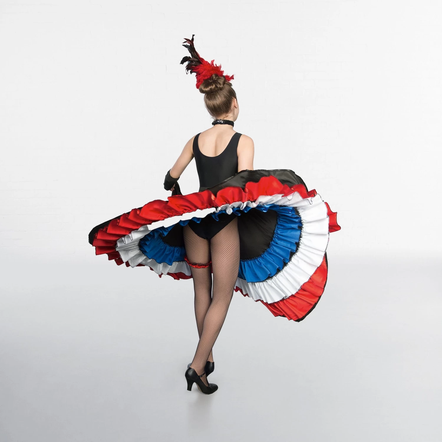1st Position Red/White/Blue Can-Can Skirt - Image 2