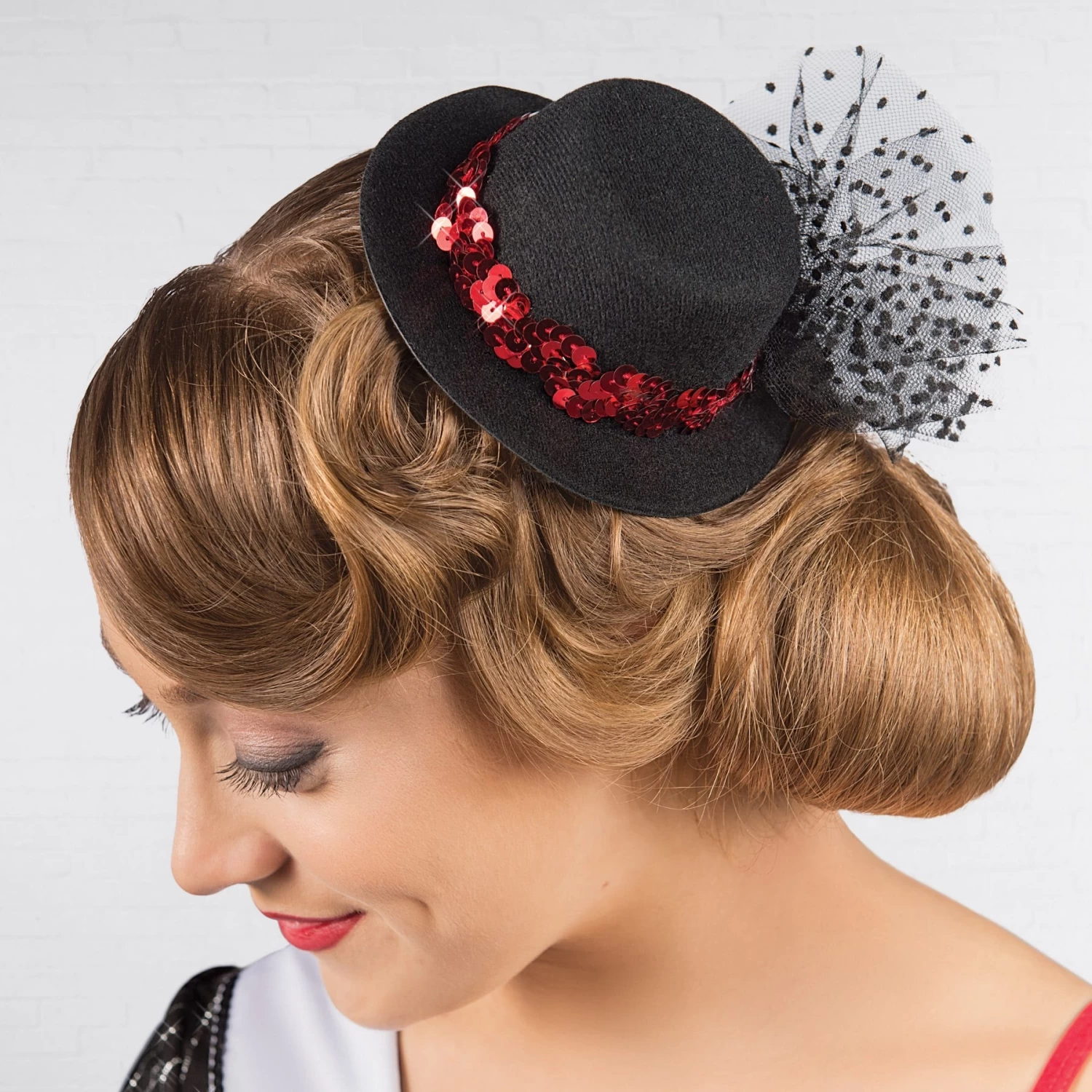 1st Position Asymmetric Pinstripe Sequin Fringe Leotard - Image 5