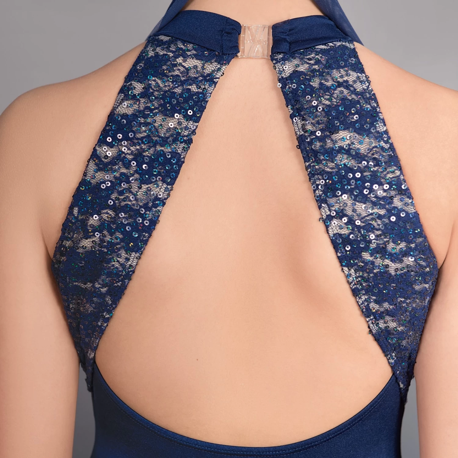 1st Position Sequin Lace Insert Culottes Jumpsuit - Image 5