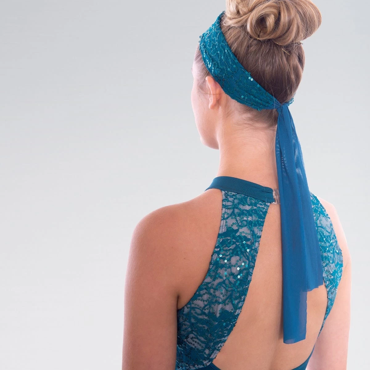 1st Position Sequin Lace Insert Culottes Jumpsuit - Image 13