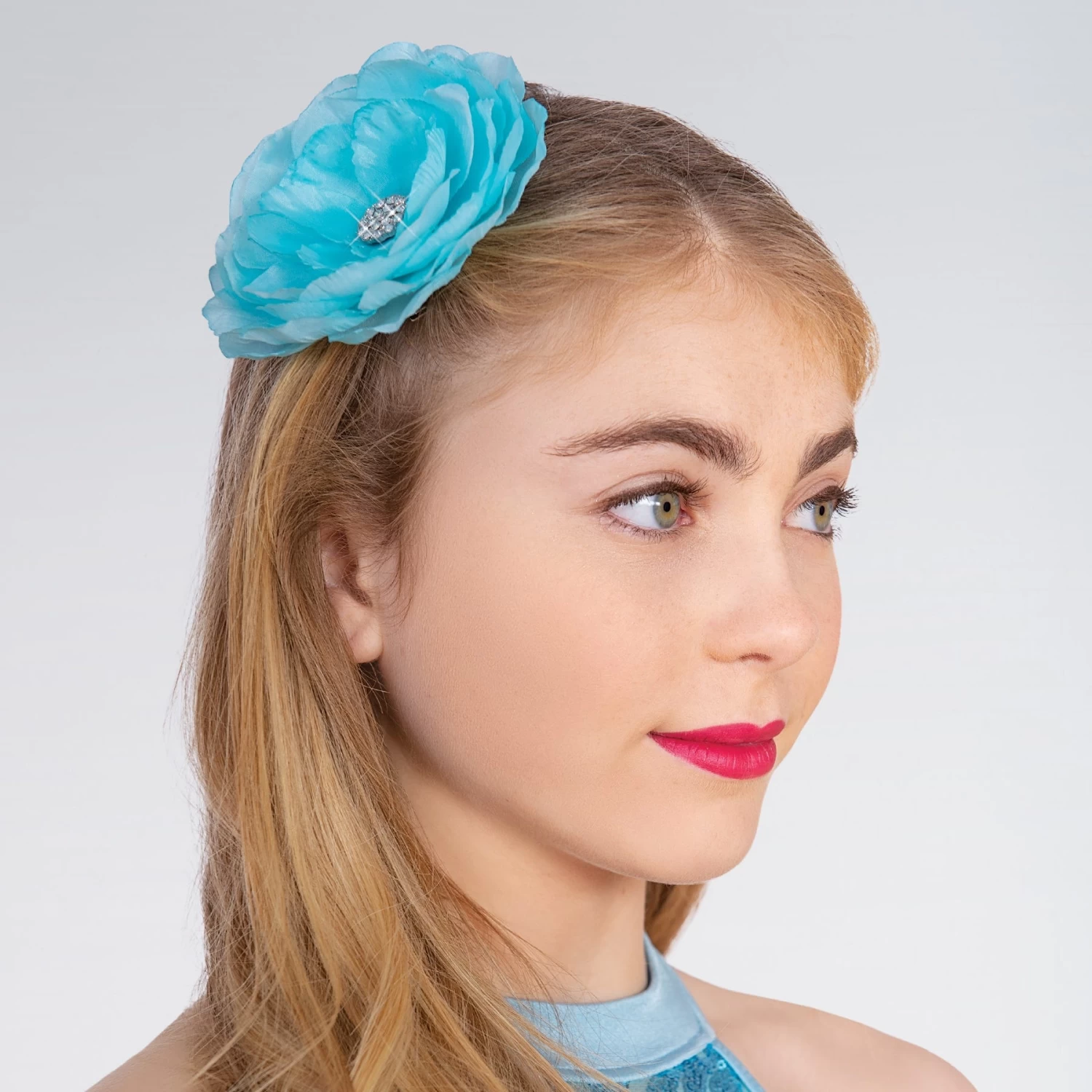 1st Position Halterneck Sequin Lyrical Dress With Handkerchief Skirt - Image 2