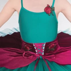 1st Position Velour Corset Bodice Tutu Overlay