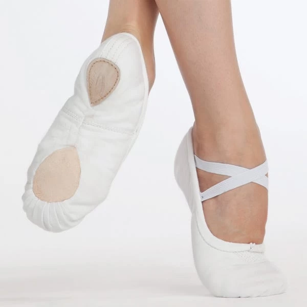 Capezio Pro Canvas Ballet Shoe White
