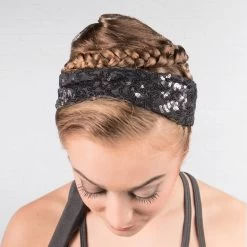 1st Position Skirted Sequin Crop Top With Shorts