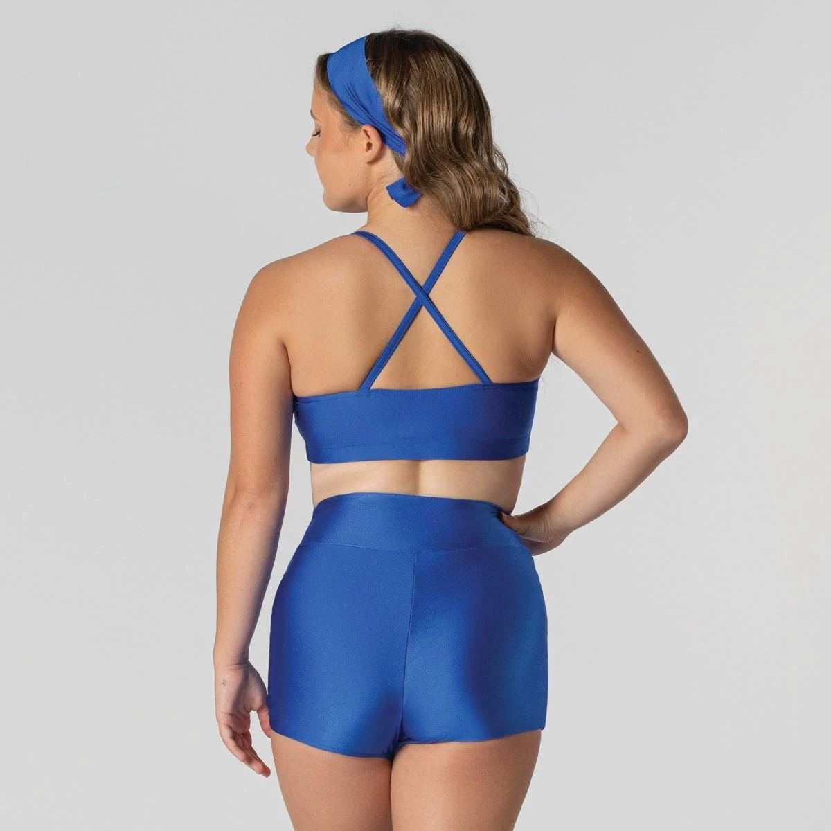 1st Position Three Piece Shorts Crop Top And Shirt - Image 3