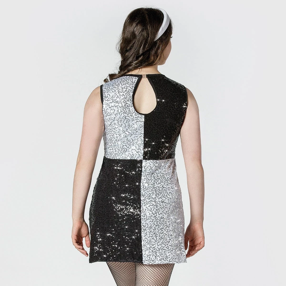 1st Position Sequinned Block Panelled Shift Dress - Image 2