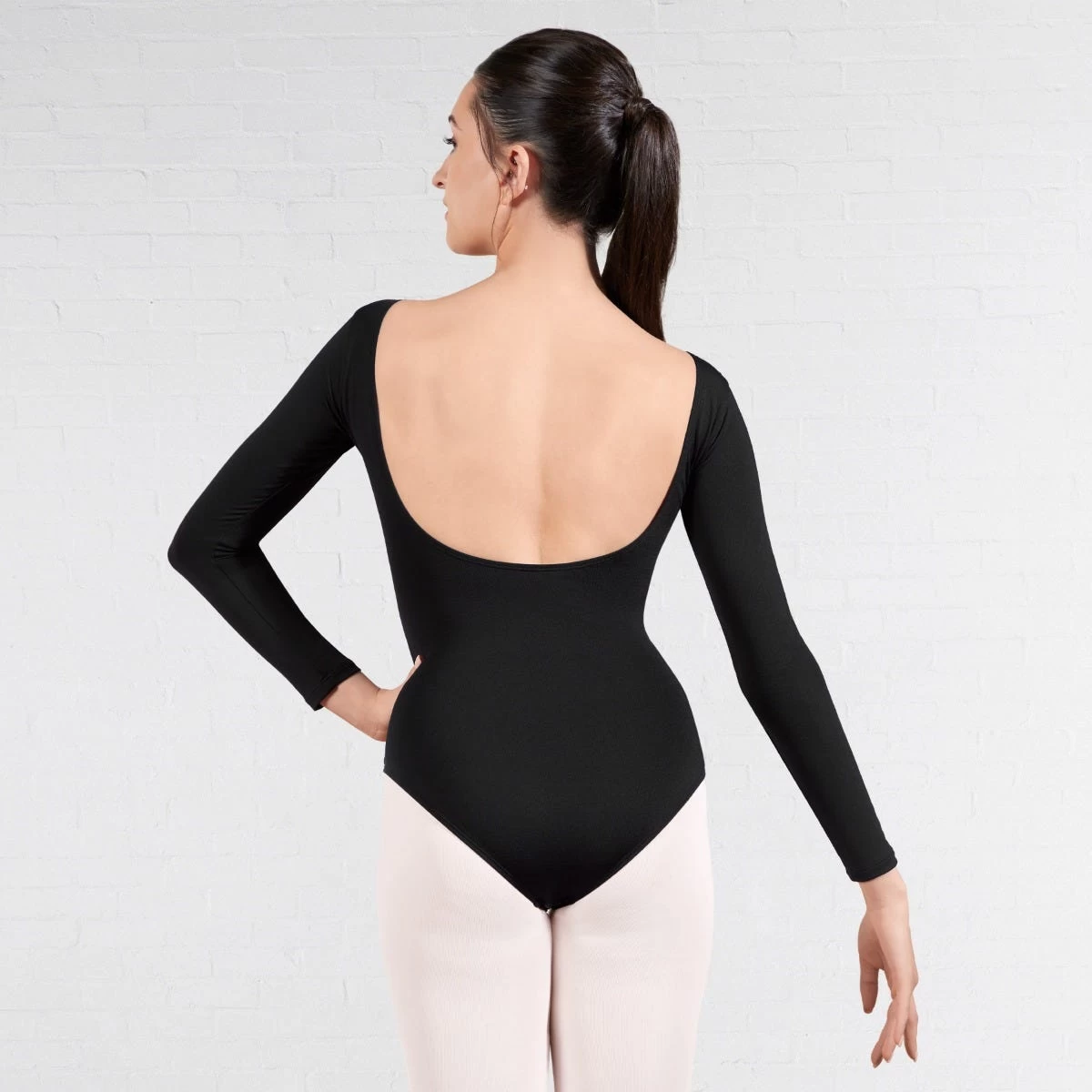 Harmony By 1st Position Scoop Back Long Sleeved Leotard - Image 2