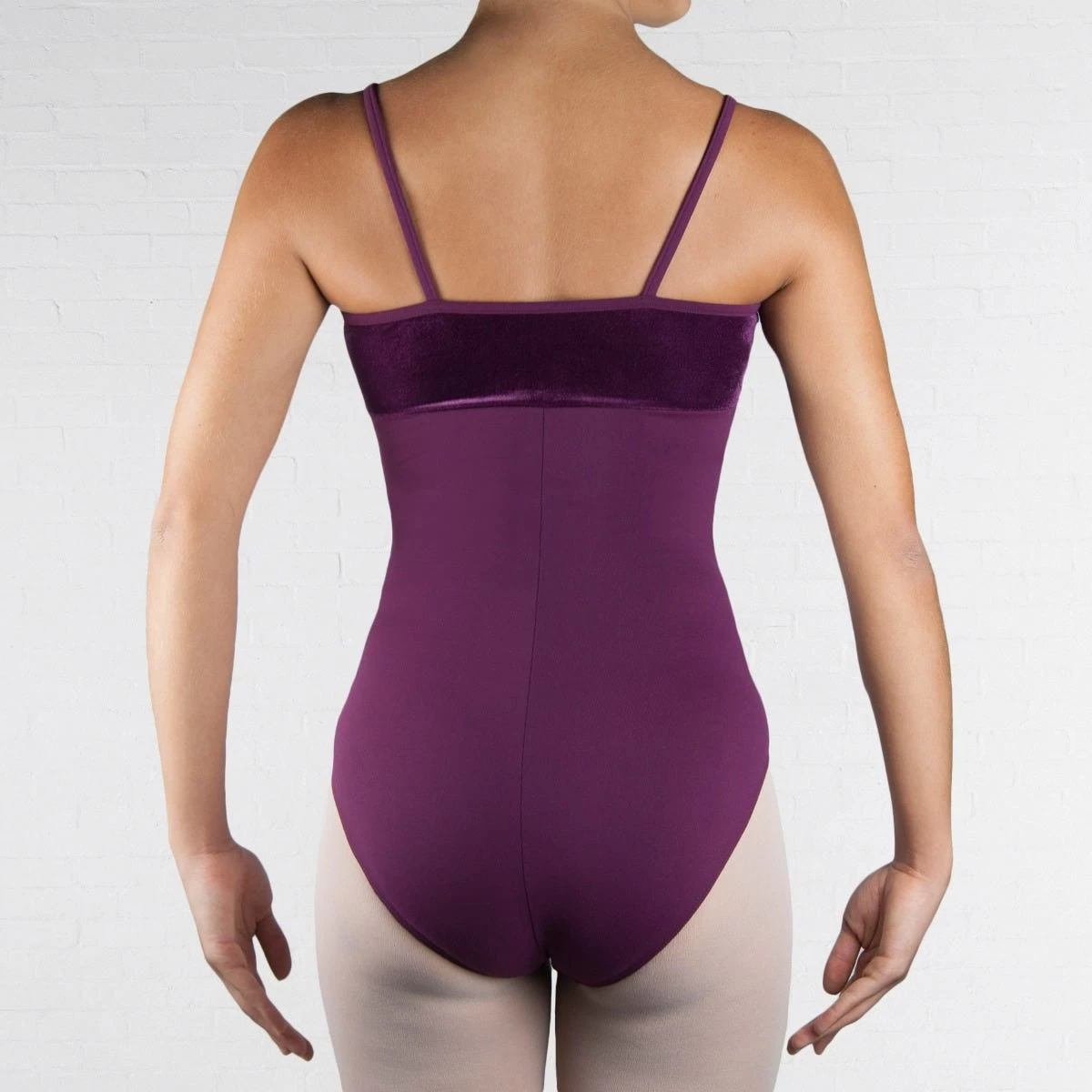 Intermezzo Velour Panelled Camisole Leotard - Image 2