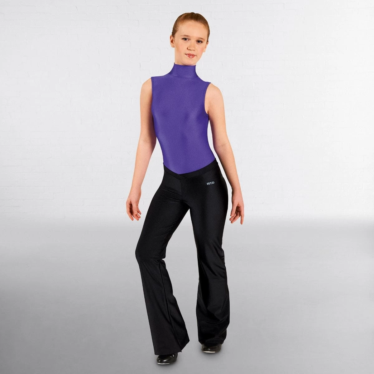 ISTD Tap V Front Nylon Jazz Pants - Image 3
