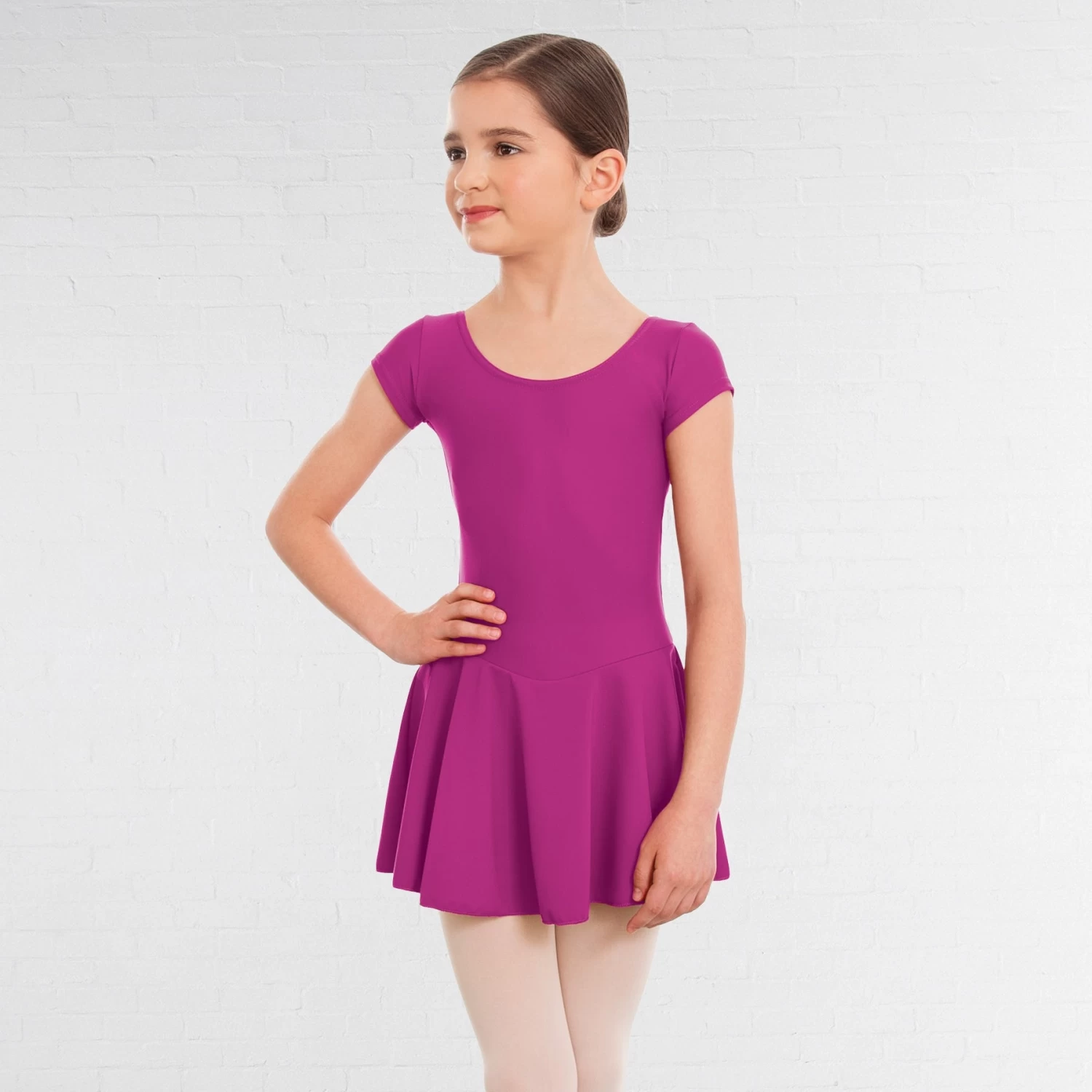 1st Position Maddy Skirted Cap Sleeve Leotard (Matt Nylon) - Image 8