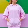 ONYRO Kangaroo Summer Pink Organic Hoodie