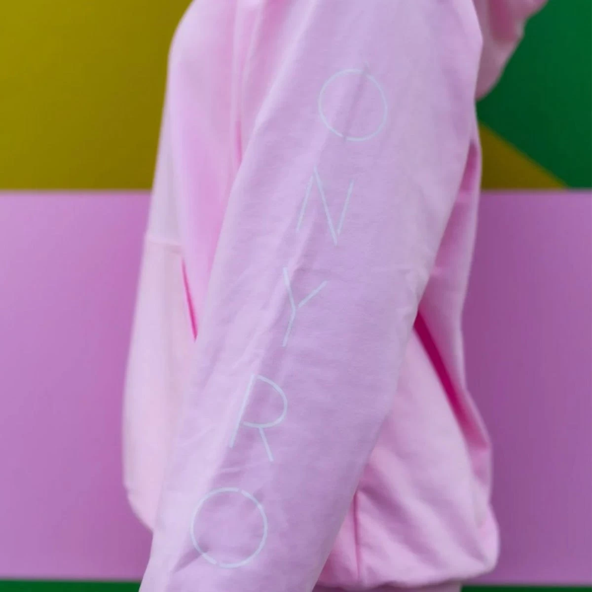 ONYRO Kangaroo Summer Pink Organic Hoodie - Image 4