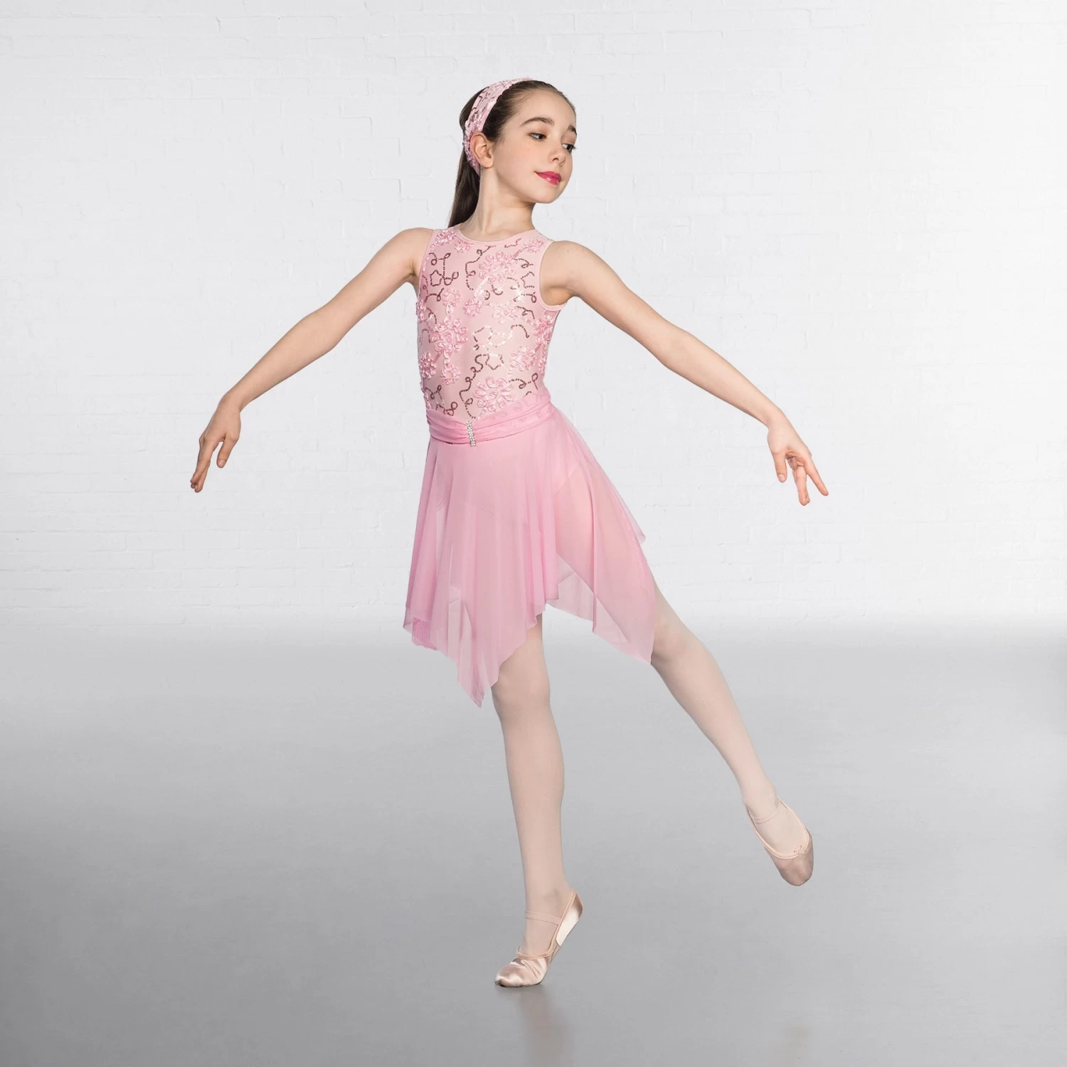 1st Position Flower Pattern Lyrical Dress - Image 5