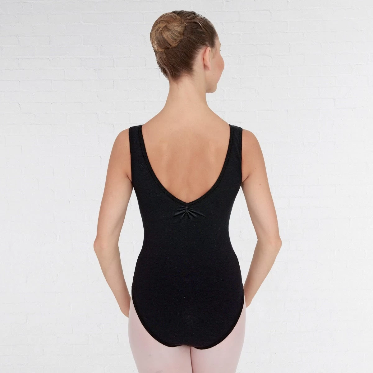 1st Position Jacquie Ruched Front & Back Leotard Cotton - Image 2