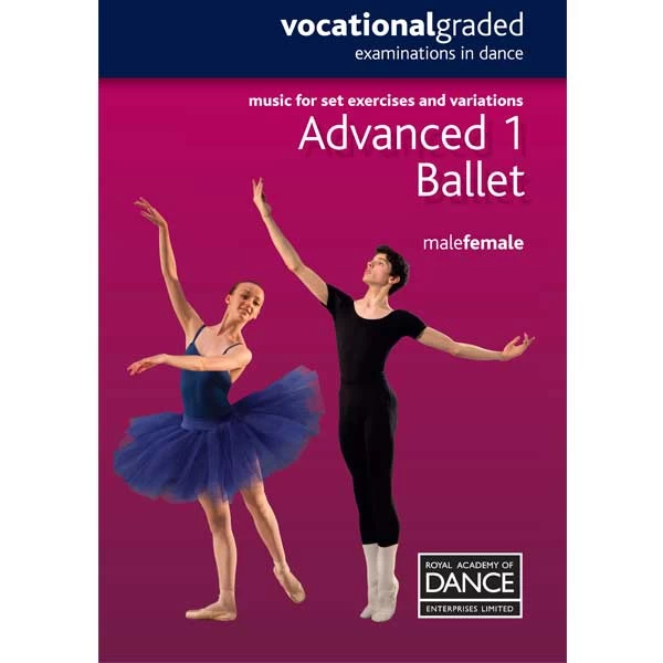 RAD Advanced 1 Male/Female Ballet Music Book