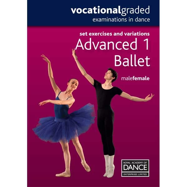 RAD Advanced 1 Male/Female Ballet DVD