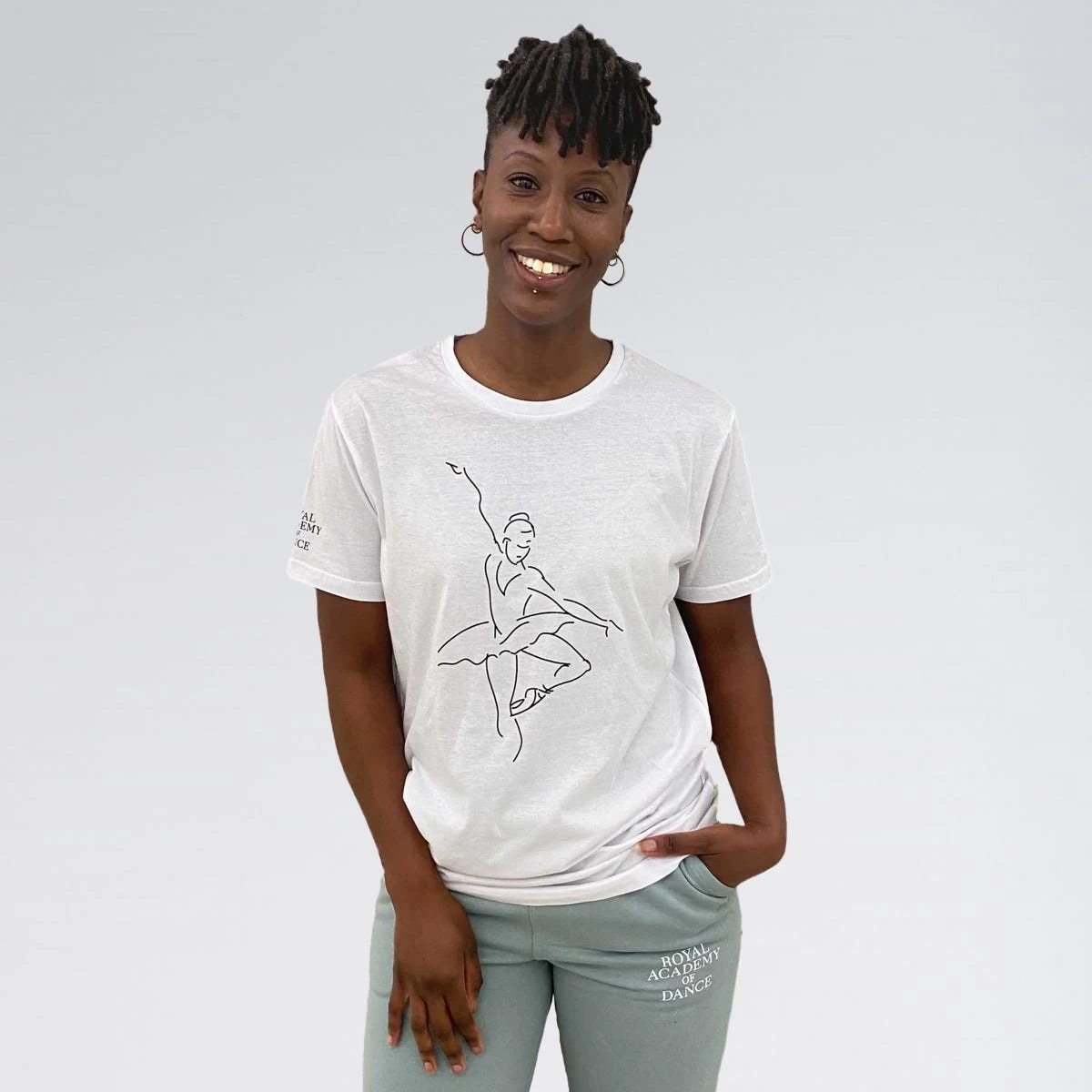 RAD En Pointe Line Drawing T-Shirt - Image 2