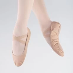 So Danca Leather Stretch Split Sole Ballet Shoe