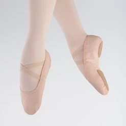 1st Position Split Sole Canvas Flex Ballet Shoe