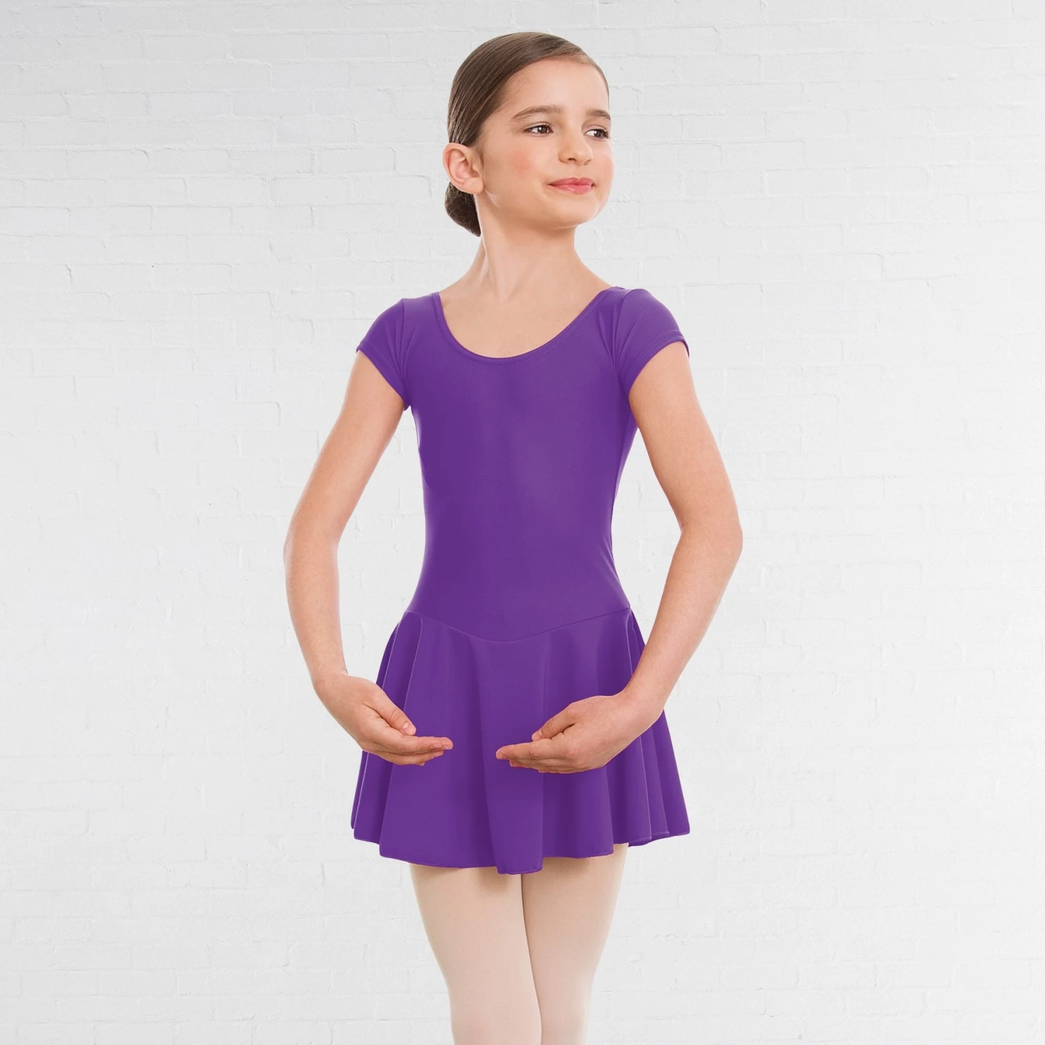 1st Position Maddy Skirted Cap Sleeve Leotard (Matt Nylon) - Image 9