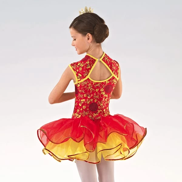 Far Eastern Red & Gold Tutu