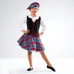 Scotswoman Outfit (Top, Skirt, Hat)